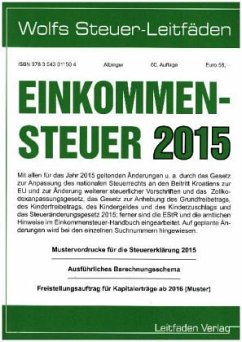 Cover Einkommensteuer 2015