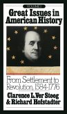 Great Issues in American History, Vol. I (eBook, ePUB)