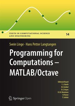 Programming for Computations - MATLAB/Octave - Linge, Svein;Langtangen, Hans Petter