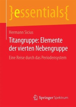 Titangruppe: Elemente der vierten Nebengruppe - Sicius, Hermann