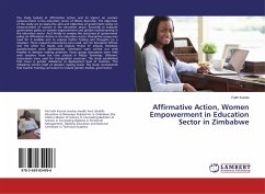 Affirmative Action, Women Empowerment in Education Sector in Zimbabwe - Kurete, Faith