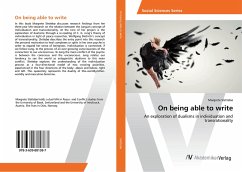 Cover On being able to write