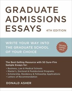 Graduate Admissions Essays, Fourth Edition (eBook, ePUB) - Asher, Donald