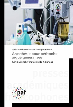 Anesthésie pour péritonite aiguë généralisée