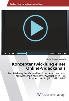 Konzeptentwicklung eines Online-Videokanals - Perowanowitsch, Merlin