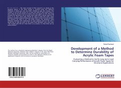Development of a Method to Determine Durability of Acrylic Foam Tapes - Rasheed, Rahal