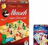 Schmidt Spiele Bundle Mensch ärgere dich nicht Classic Line plus Kniffel Karte