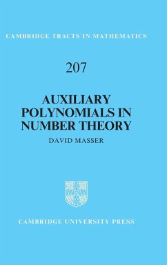 Auxiliary Polynomials in Number Theory - Masser, David (Universitat Basel, Switzerland)