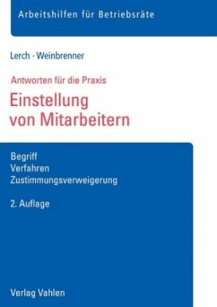 Einstellung von Mitarbeitern - Lerch, Sascha; Weinbrenner, Lars