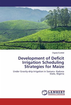 Development of Deficit Irrigation Scheduling Strategies for Maize
