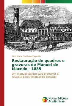 Restauração de quadros e gravuras de Manuel de Macedo - 1885