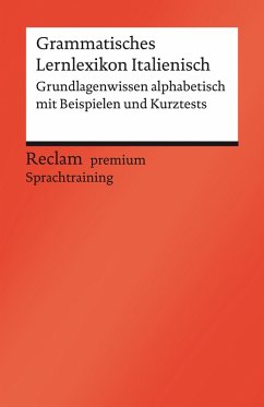 Grammatisches Lernlexikon Italienisch (eBook, ePUB) - Vial, Valerio
