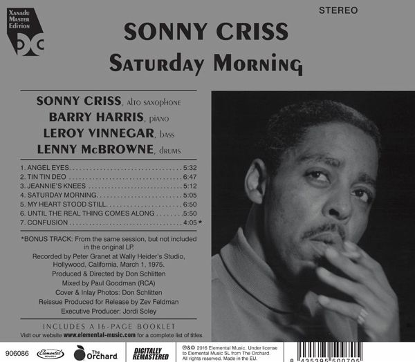 Criss Sonny/Saturday Morning
