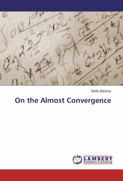 On the Almost Convergence - Zarars_z, Zarife
