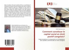 Comment constituer le capital social en droit positif congolais?