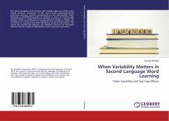 When Variability Matters in Second Language Word Learning