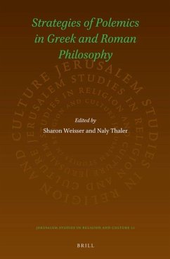 Strategies of Polemics in Greek and Roman Philosophy