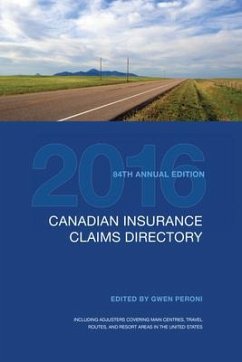 Canadian Insurance Claims Directory 2016 - Peroni, Gwen