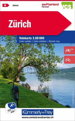 Cover Kümmerly+Frey Karte Zürich, Velokarte