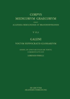 Galeni vocum Hippocratis Glossarium / Galeno, Interpretazione delle parole difficili di Ippocrate
