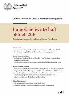 Cover Immobilienwirtschaft aktuell 2016