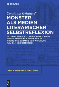 Monster als Medien literarischer Selbstreflexion - Geisthardt, Constanze