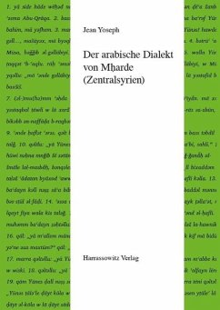 Der arabische Dialekt von Mharde (Zentralsyrien) (eBook, PDF) - Yoseph, Jean