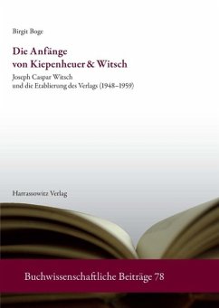 Cover Die Anfänge von Kiepenheuer & Witsch (eBook, PDF)