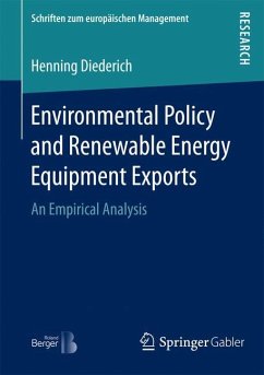 Environmental Policy and Renewable Energy Equipment Exports - Diederich, Henning