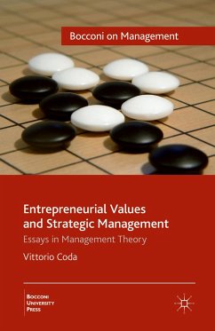 Entrepreneurial Values and Strategic Management - Coda, Vittorio