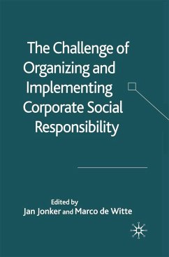 The Challenge of Organizing and Implementing Corporate Social Responsibility