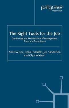The Right Tools for the Job - Cox, A.;Lonsdale, C.;Sanderson, J.