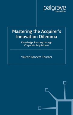 Mastering the Acquirer's Innovation Dilemma - Bannert-Thurner, Valerie