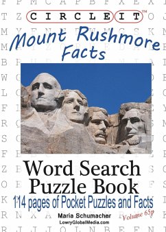 Circle It, Mount Rushmore Facts, Pocket Size, Word Search, Puzzle Book