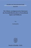 Der Schutz vermögenswerter Interessen des Persönlichkeitsrechts in Deutschland, Japan und Südkorea