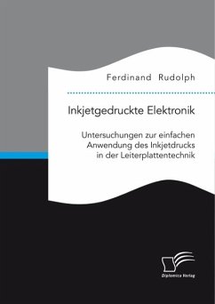 Inkjetgedruckte Elektronik: Untersuchungen zur einfachen Anwendung des Inkjetdrucks in der Leiterplattentechnik (eBook, PDF) - Rudolph, Ferdinand