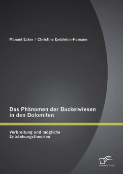 Das Phänomen der Buckelwiesen in den Dolomiten: Verbreitung und mögliche Entstehungstheorien (eBook, PDF) - Ecker, Manuel; Embleton-Hamann, Christine