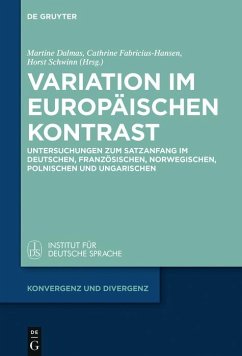 Variation im europäischen Kontrast (eBook, ePUB)