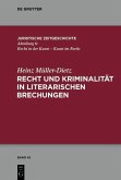 Recht und Kriminalität in literarischen Brechungen (eBook, PDF)