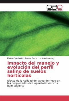Impacto del manejo y evolución del perfil salino de suelos hortícolas