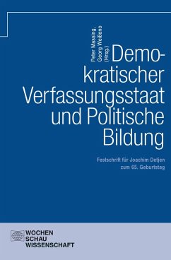 Demokratischer Verfassungsstaat und politische Bildung (eBook, PDF)