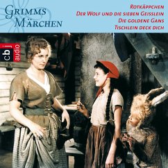 Rotkäppchen, Der Wolf und die sieben Geißlein, Die goldene Gans, Tischlein deck dich (MP3-Download) - Brüder Grimm