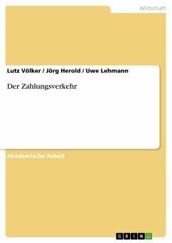 Der Zahlungsverkehr (eBook, ePUB) - Völker, Lutz; Herold, Jörg; Lehmann, Uwe
