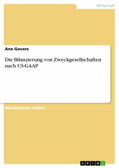 Cover Die Bilanzierung von Zweckgesellschaften nach US-GAAP (eBook, ePUB)