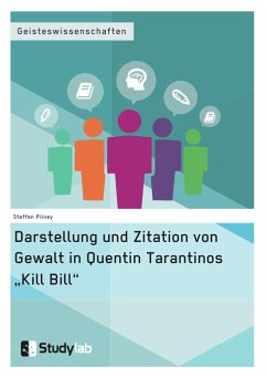 Darstellung und Zitation von Gewalt in Quentin Tarantinos 