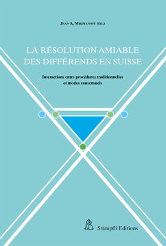 Cover La résolution amiable des différends en Suisse