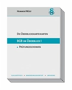 BGB im Überblick, Karteikarten - Hemmer, Karl-Edmund; Wüst, Achim