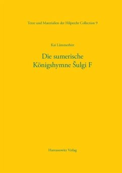 Cover Die sumerische Königshymne sulgi F (eBook, PDF)