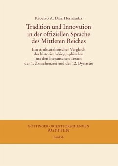 Cover Tradition und Innovation in der offiziellen Sprache des Mittleren Reiches (eBook, PDF)