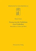 Georg von der Gabelentz zum Gedenken (eBook, PDF)